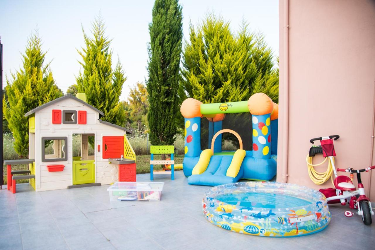 Sani Villa Perfect For Family Vacations Eksteriør bilde